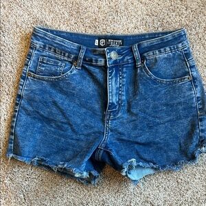 Born Primitive Blue Jean Shorts